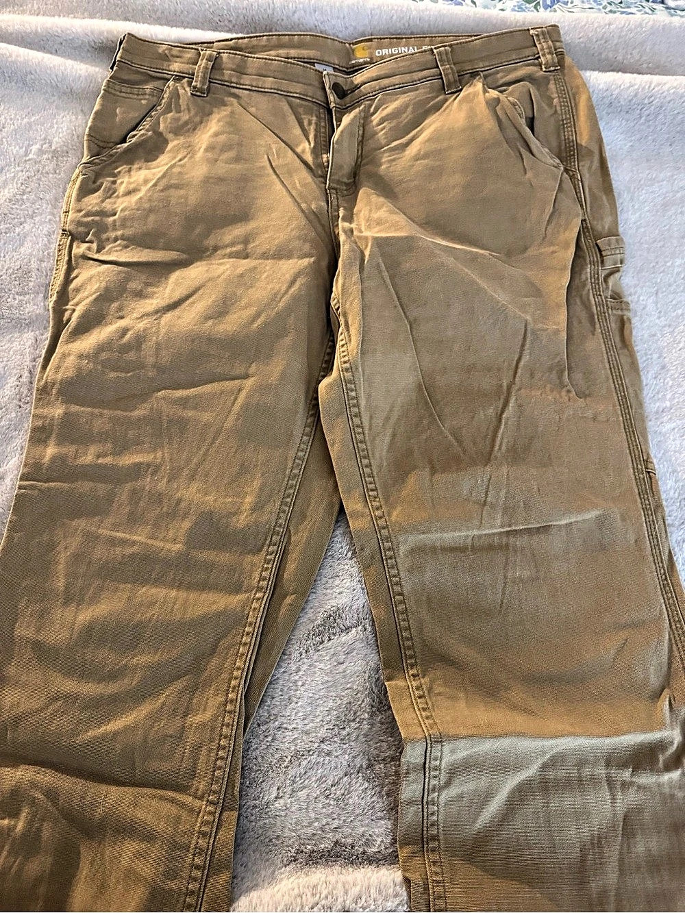 Women’s Carhartt Original Fit Work Pant Cargo Pants in Khaki